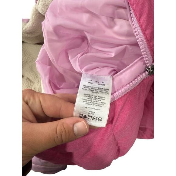 Columbia Baby Pike Lake Convertible Winter Pram Bunting - Pink Ice Heather 0-3 M - Picture 4 of 5